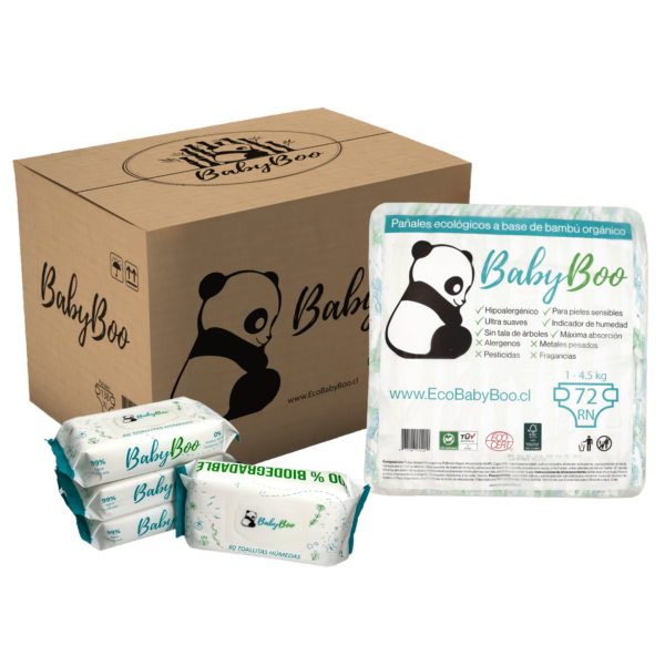 Bundle Mensual  Pañales + 240 Toallitas Humedas