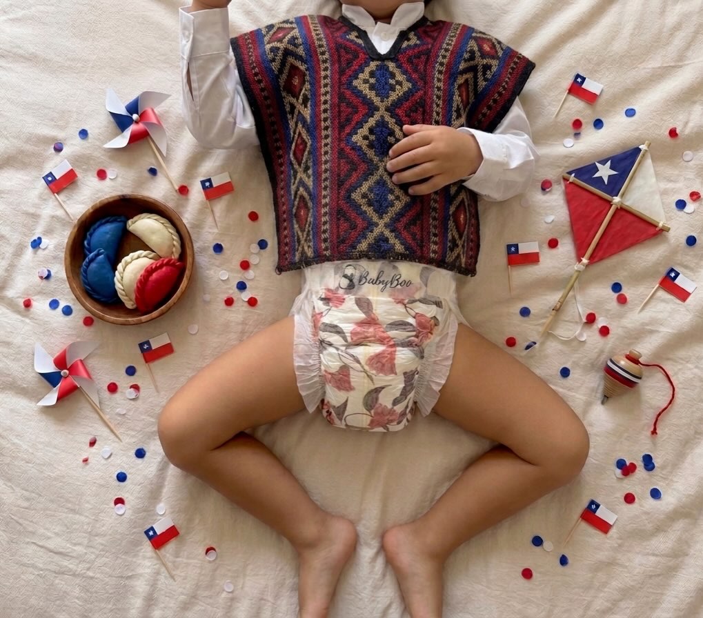 ¡Orgullo chileno y compromiso con el planeta! 🇨🇱✨En BabyBoo nacimos con un propósito claro: cuidar la piel de tu bebé mientras protegemos el mundo en el que va a crecer. Por eso, nos enorgullece ser la primera marca chilena de pañales biodegradables. 💚👶Para celebrar nuestras raíces y este camino sostenible, nuestro tercer diseño rinde un homenaje muy especial a nuestra tierra: ¡está inspirado en el copihue, nuestra hermosa flor nacional! 🌸🇨🇱Cada detalle de este estampado refleja el amor por la naturaleza chilena, combinando suavidad, absorción de alta calidad y un diseño único que vas a amar ver en tu bebé.Para celebrar nuestro mes estaremos enviando este diseños en las tallas velcro M, L, XL y XXL, también en Pants 5 y 6.🇨🇱Mejores para ti, mejores para tu bebé, mejores para el planeta. 🌎🐼